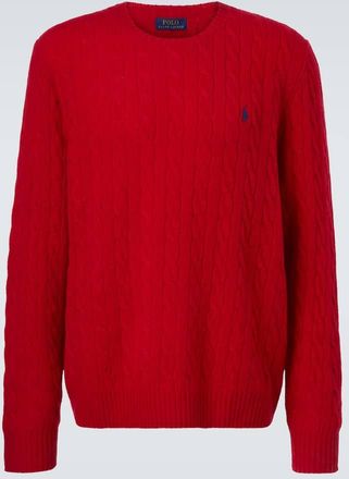 Polo Ralph Lauren Pullover in lana e cashmere a trecce