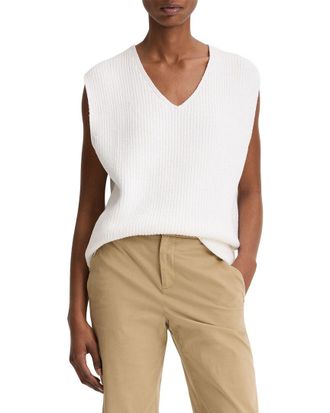 Vince Relaxed V-Neck Vest