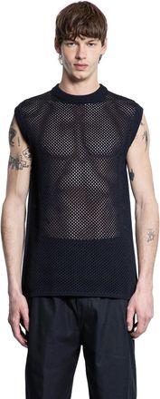 Laneus Mesh Knit Vest