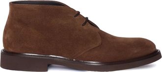 Doucal's Lace-up Boots, male, Brown, Size: 11 US Chukka (Gm) Visone