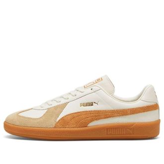 Puma Army Trainer White Tan Gum 386607-16