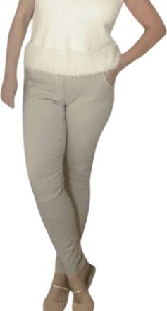 Made in Italy Italian Magic Pants In Beige