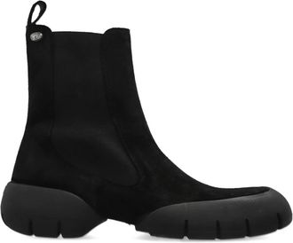 Diesel D-Mathieu CH - Heren - Chelseaboots - Zwart - 40 EU - Leer - Schoenen