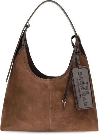 Marc Jacobs Brown Suede Leather Shoulder Womens Bag