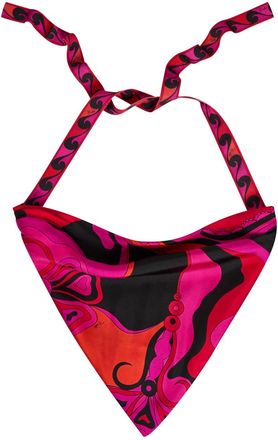 Pucci Printed Silk Headscarf - Pink - One Size