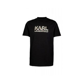 Karl Lagerfeld Tops, Heren, Zwart, XL, Karl Lagerfeld - Tops > T-Shirts
