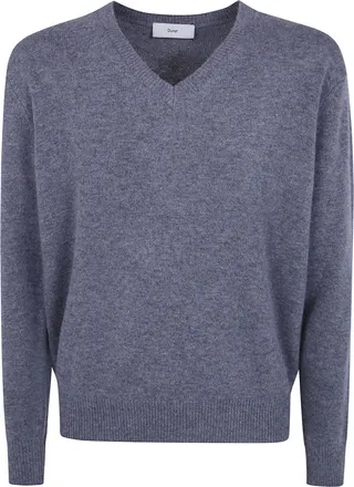 Dunst Sweater V-Neck Unisex Cashmere V-Neck Sweater