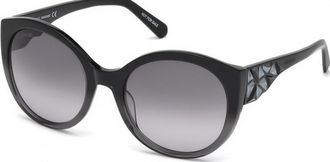 Swarovski Womens SK 0174 57 20B Sunglasses - Grey - One Size