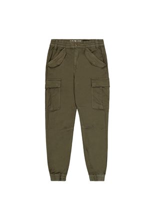 Alpha Industries Cargohose ALPHA INDUSTRIES Airman Pant, Herren, Gr. 30, Normalgr&ouml;ssen, gr&uuml;n (schwarz olive), Obermaterial: 98% Baumwolle, 2% Elastan; Futter: 100% Bau