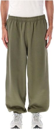 Nike Broeken, Heren, Groen, XL, Katoen, Solo Swoosh Jogging