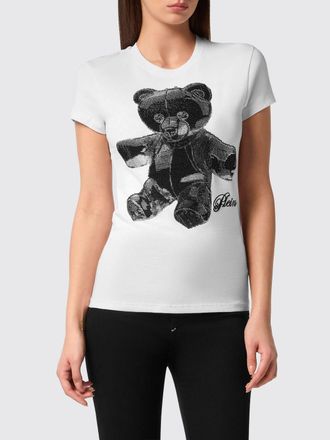 Philipp Plein T-shirts teddy con strass