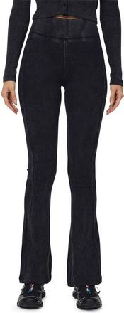 Good For Nothing Ribbed Vintage Flared Leggings in Black at Nordstrom, Size X-Small
