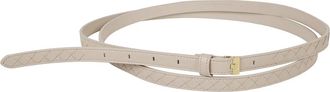 Bottega Veneta Intrecciato Leren Riem - Dames - Riemen - Beige - S - Leer - Accessoires