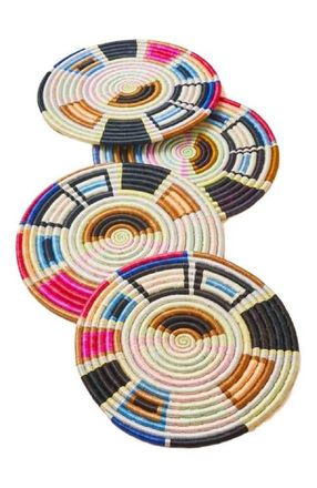 Indego Africa Geo Form Placemats - Set of 4 in Multi at Nordstrom