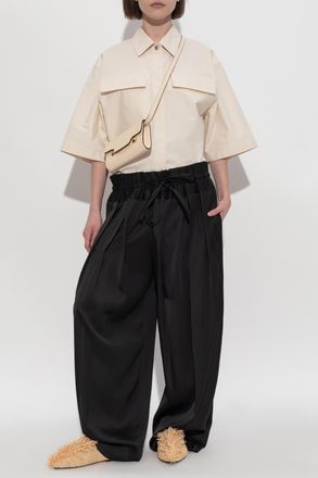 Jil Sander Shirt With Pockets, Womens, Cream