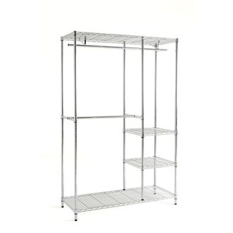 Sohome Rek met 2 hangstaven en 4 legplanken, Fozzo