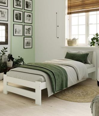 OEM Letto In Legno Bianco - 90x200 Arizona