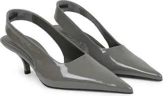 Toteme Calf Leather Pumps - Gray