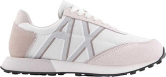 A|X Armani Exchange Vrouwen/dames Lace Up Trainers (Gebroken wit)