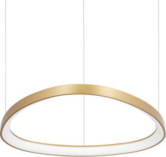 Ideal Lux Gemini L&aacute;mpara De Techo Led Integrada Dali De 61 Cm, Lat&oacute;n, 6600 Lm, 3000 K - Ideal Lux