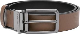 Karl Lagerfeld reversible belt - men - Calf Leather - 80 - Brown