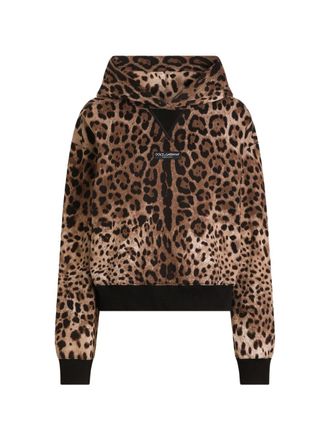 Dolce & Gabbana katoenen hoodie met leeuwprint