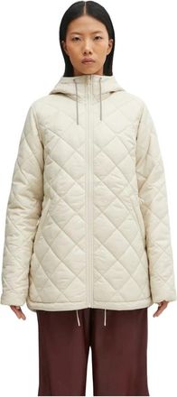 Helly Hansen Bliss Quilt Jacket - Dames - Ski Jassen - Beige - M - Leer - Fitness