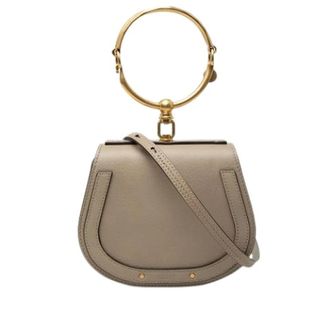 Chlo&eacute; Pre-owned Nile Handtas - Dames - Vintage Handtas - Grijs - ONE Size - Leer - Vintage