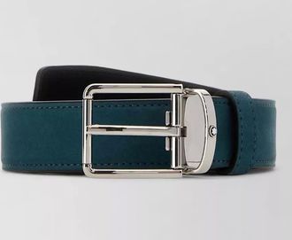 Montblanc suede reversible belt smooth finish design