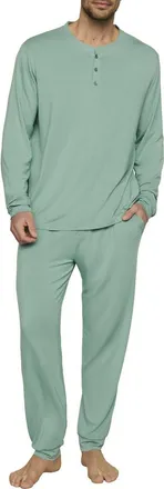 Eberjey Henry Jersey Pajamas in Seagrass at Nordstrom, Size X-Large