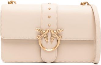 Pinko Classic Love shoulder bag - women - Calf Leather - OS - Neutrals