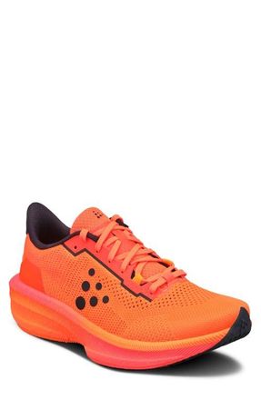 Craft Endurance 3 Running Shoe in Shock/Orange at Nordstrom, Size 11.5