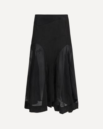 Our Legacy Petti Skirt noir bloom ethereal veil Female 36