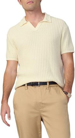 Joe's Textured Johnny Collar Polo in Sea Salt at Nordstrom, Size Medium