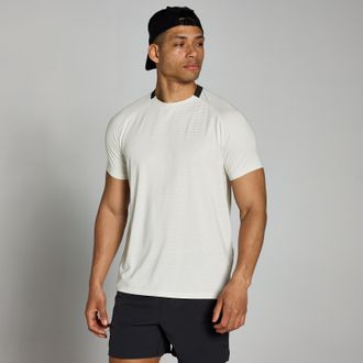 MyProtein Camiseta de entrenamiento cuadriculada Tempo para hombre de MP - Neblina - XS