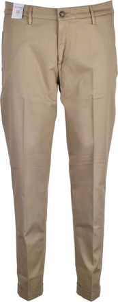 Re-hash Beige Cotton-Blend Stretch Pants