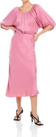 Fifteen Twenty Eva Bias Skirt In Peony