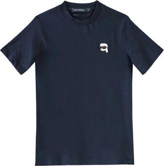 Karl Lagerfeld T-shirt Karl NFT - Heren - T-shirts - Blauw - S - Katoen - Tops