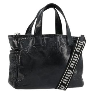 Miu Miu Pre-owned Handbags, female, Black, Size: ONE SIZE Pre-owned Hand Bag