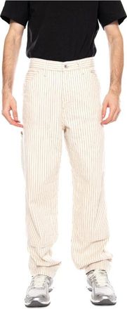 Levi's 568 Double-Knee Straight - Heren - Straight fit broeken - Wit - W30 L32 - Katoen - Broeken