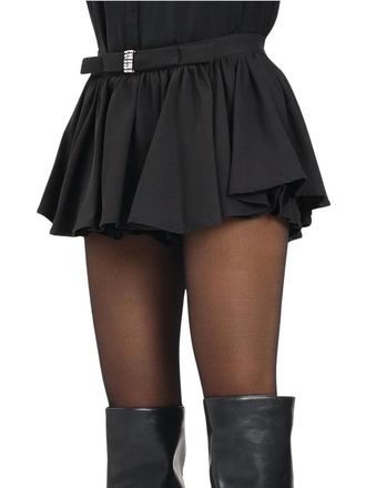 Od&igrave; Od&igrave; Mini Skirt With Integrated Culottes And Flared Silhouette