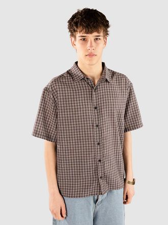 Blue Tomato Check Cotton Cropped Hemd