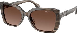 Ralph Lauren RA5356U Polarized 6383T5 Womens Sunglasses Grey Size 55