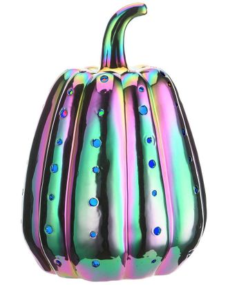 National Tree Company 14 Led Lit Iridescent Pumpkin Decor