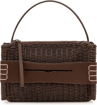J.W.Anderson Brown Woven Small Shoulder Bag