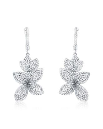 Suzy Levian Suzy Levian Silver Cz Dangle Drop Earrings