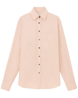 Lafayette 148 New York High Collar Pocket Shirt