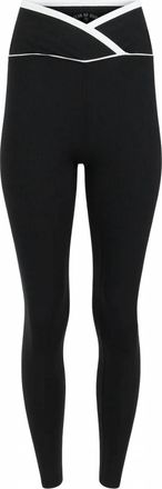 YEAR OF OURS Womens Ribbed Two Tone Veronica Leggings In Black