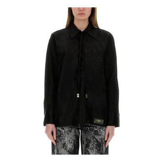 Ganni Donna, Camicette, Nero, S, new