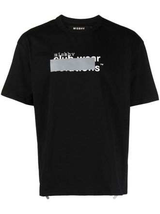 Misbhv Access Denied cotton T-shirt - Black